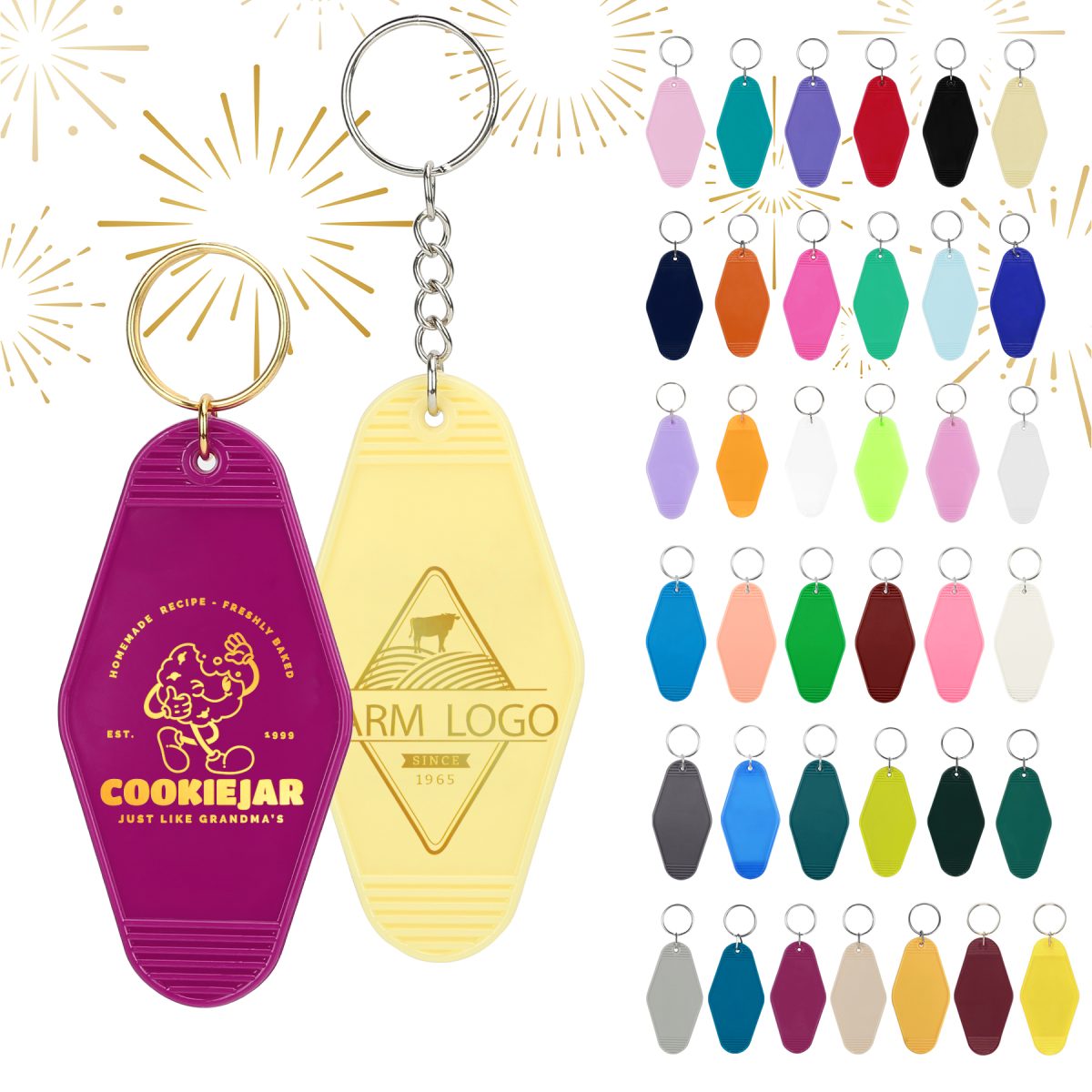 Classic Style Motel Key Tag
