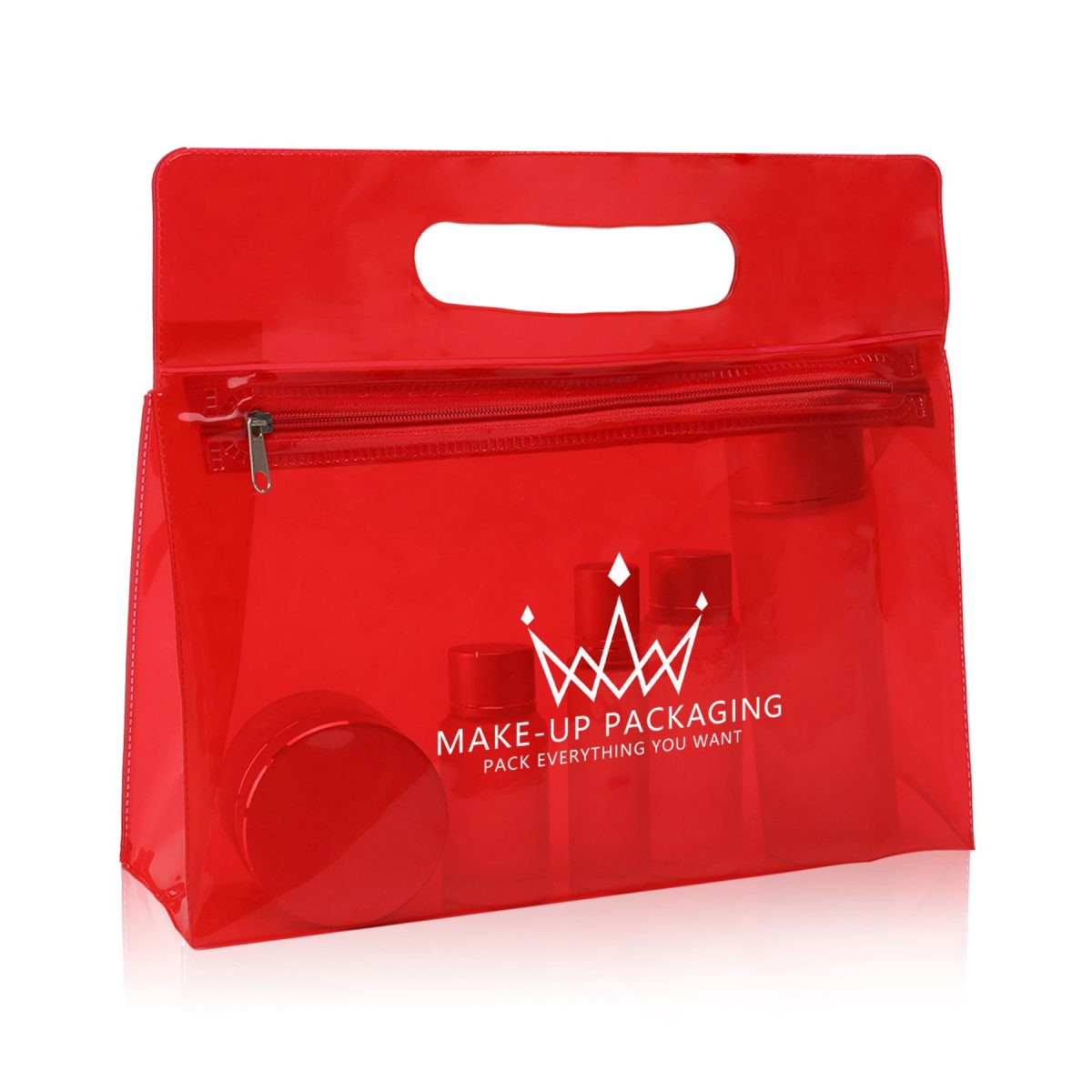 Translucent Vinyl Vanity Bag