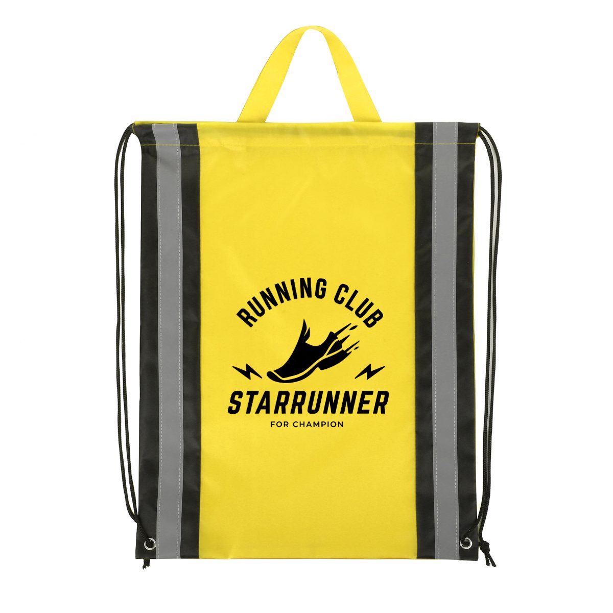 Reflective Safety Drawstring Backpack