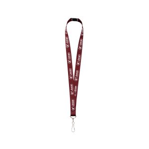 3/4″ Full Color Polyester Lanyard W/ J Hook And Breakaway