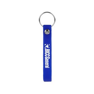 1/2″W Silicone Wristband Keychain