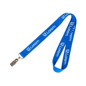3/4″ Premium Polyester Custom Printed Lanyard