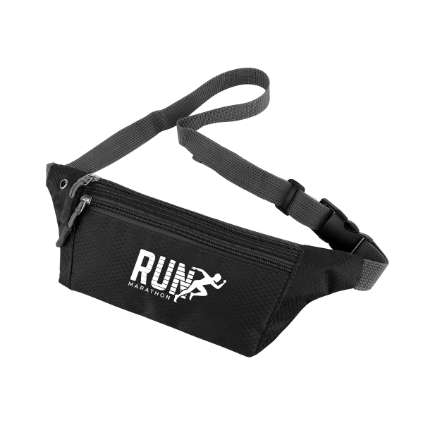 3 Zippered Running Belt Bag
