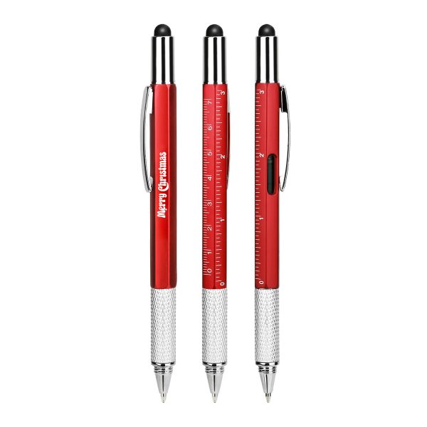 6-In-1 Multi Function Tool Pen With Stylus