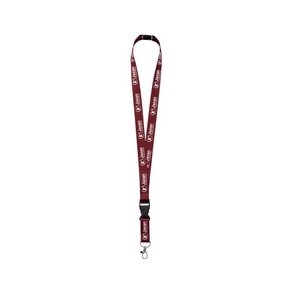 3/4" Full Color Dye Sublimated Lanyard W/ Buckle Release And Safety Breakaway
