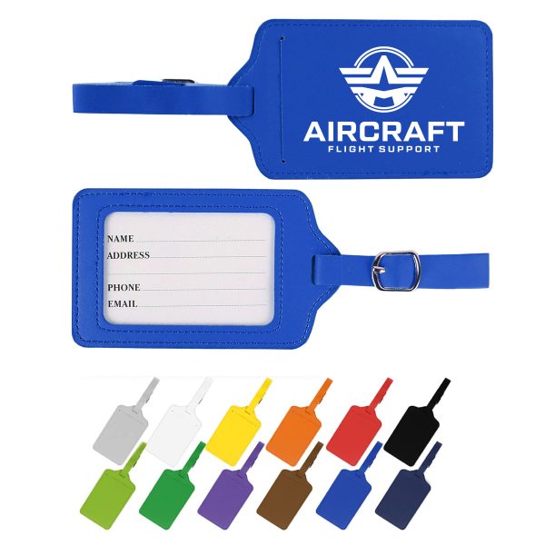PU Leather Luggage Tag