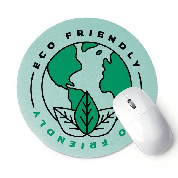 8" Round Full Color Soft Surface Mouse Pad