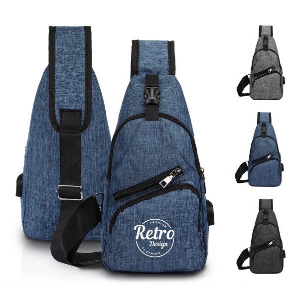 Polyester Sling Bag Backpack