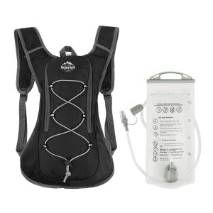 Lightweight Hydration Backpack With 2L Water Bladder