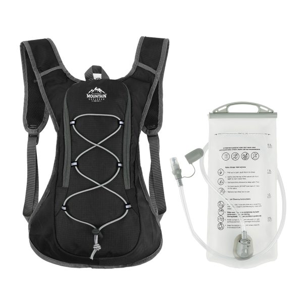 Lightweight Hydration Backpack With 2L Water Bladder