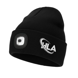 Knit Beanie With LED Light