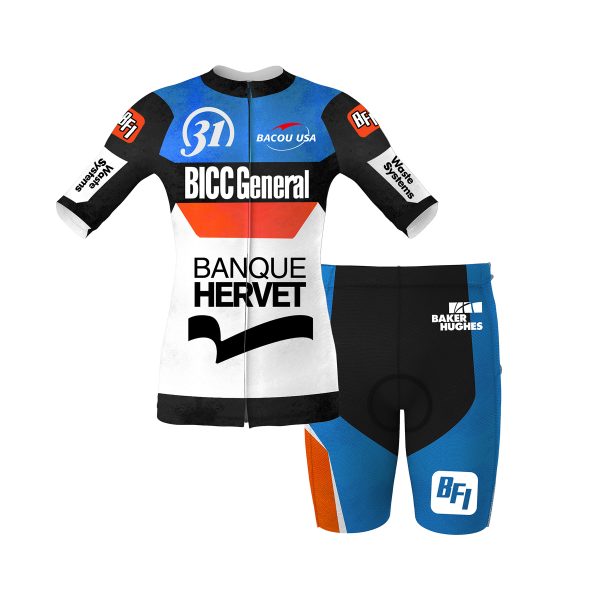 Full Color Dye Sublimated Custom Cycling Jersey Set