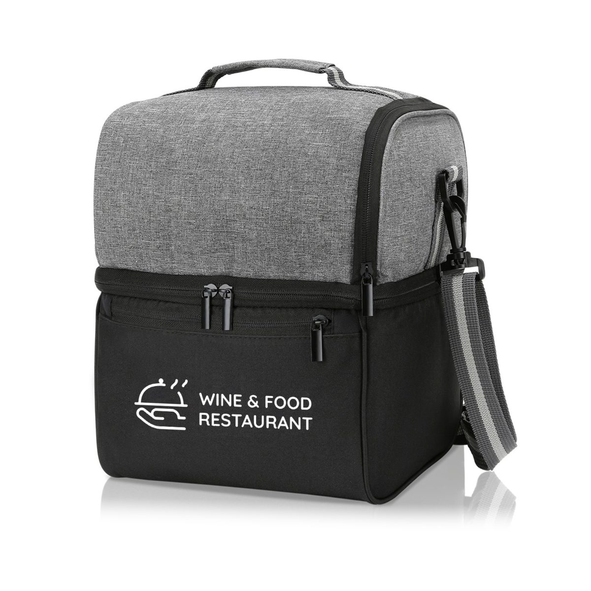 14 Can Dual Compartment Insulated Cooler Bag