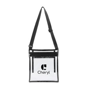 9″ X 10″ Stadium Approved Clear PVC Crossbody Bag