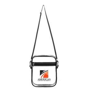 Stadium Approved Clear PVC Crossbody Bag