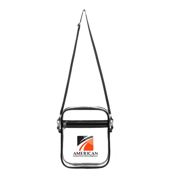 Stadium Approved Clear PVC Crossbody Bag