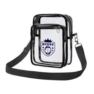Clear PVC Crossbody Shoulder Bag