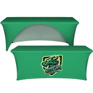 6′ Open Back Stretch Table Cover(Full Color Dye Sublimation)