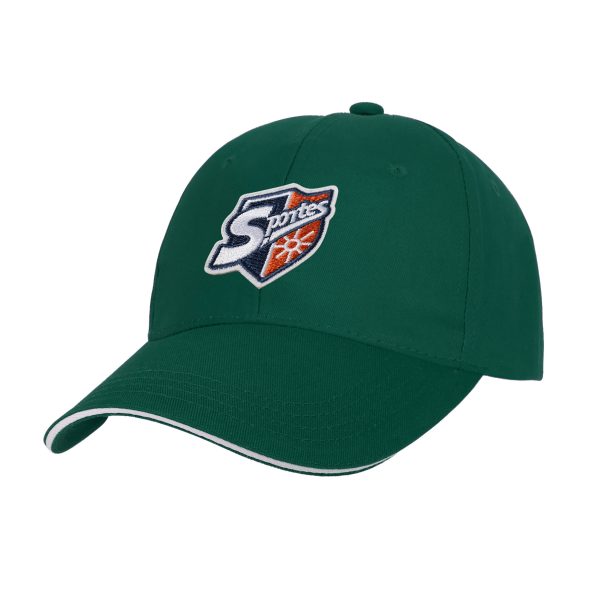 Structured Cotton Twill Sandwich Cap