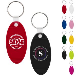 Retro Oval Hotel Keytag