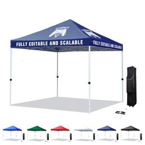 10′ X 10′ Commercial Grade Pop Up Canopy Tent Kit (Ocean)