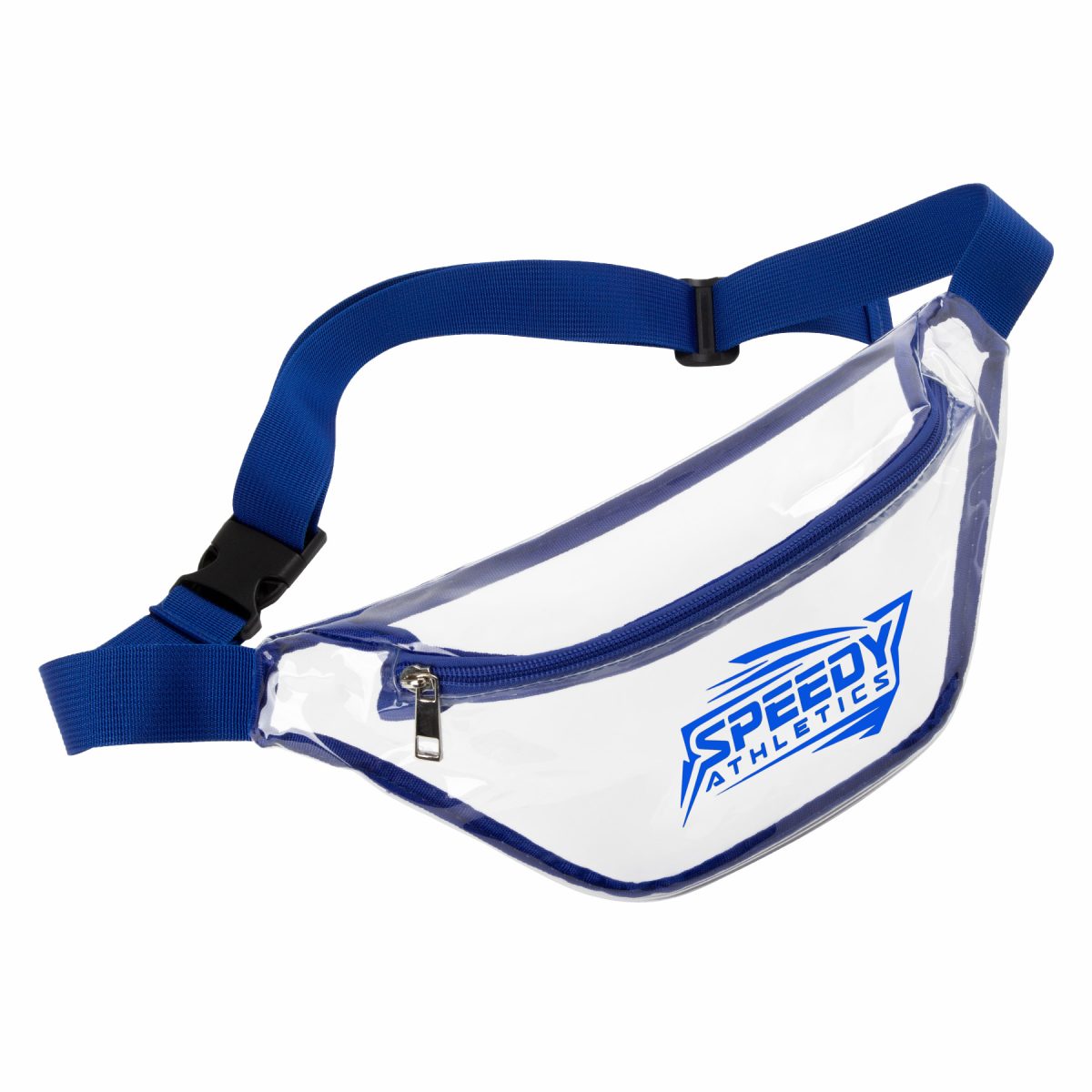 Clear Transparent PVC Fanny Pack Bag W/Zipper Pocket