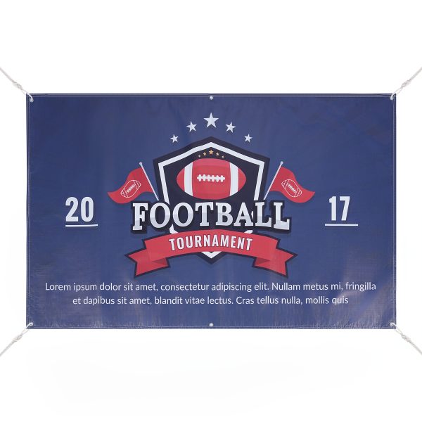 Full Color 3' X 5' DIY 13 Oz. Vinyl Banner With Grommets