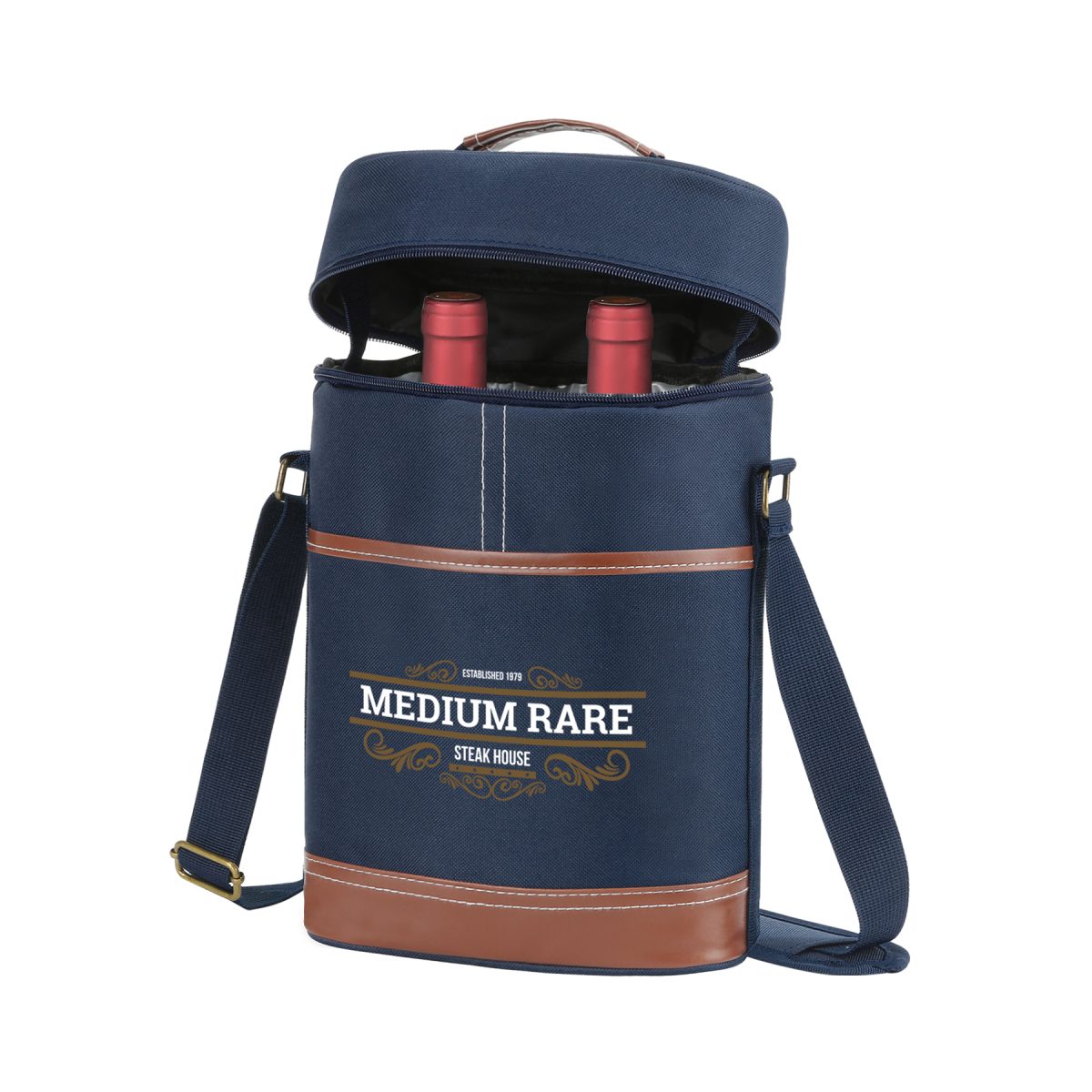 Classic Insulated Double Wine Cooler Bag