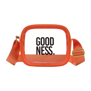 Stadium Approved Transparent PVC Crossbody Bag