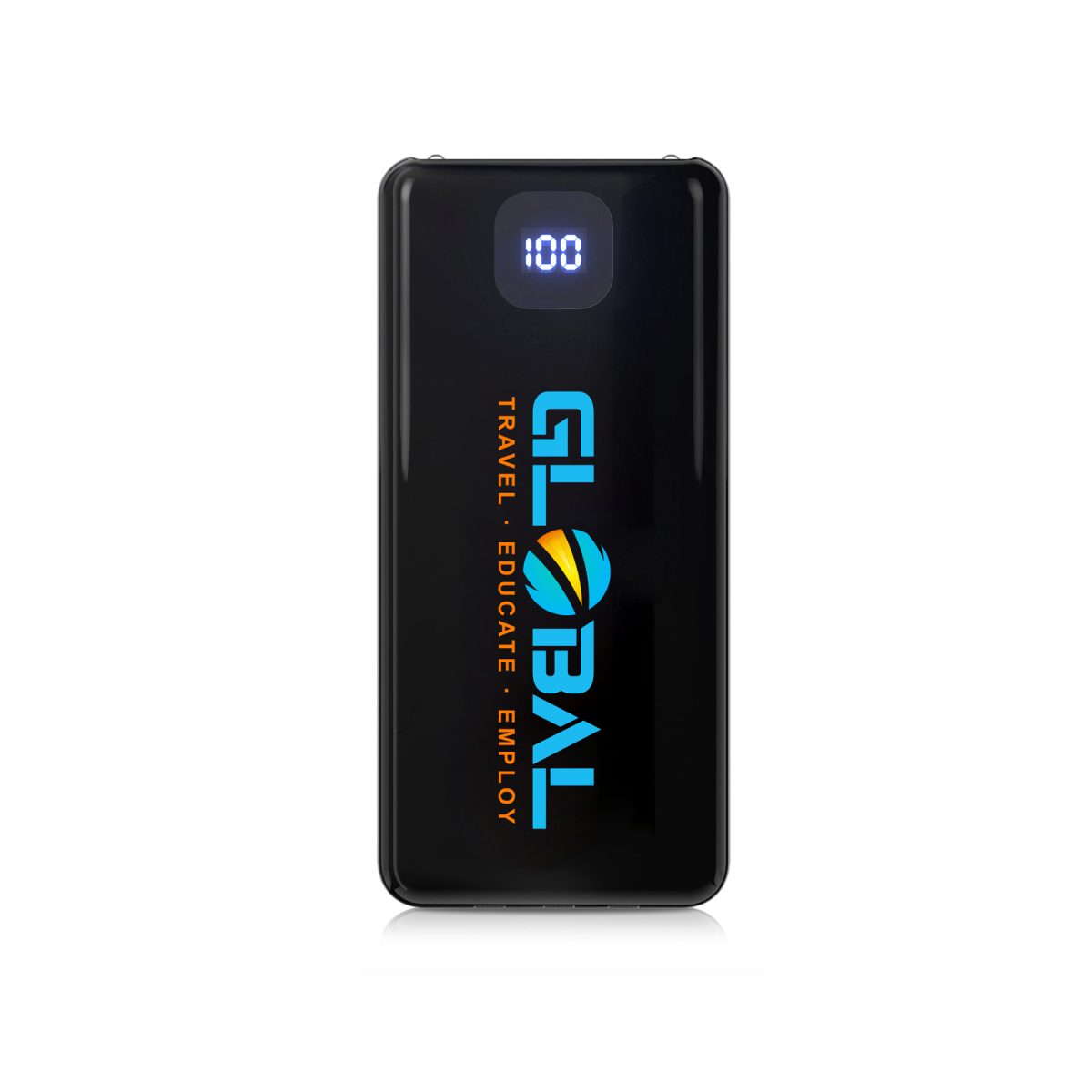 10,000mAh Power Bank With Built-In Charging Cables