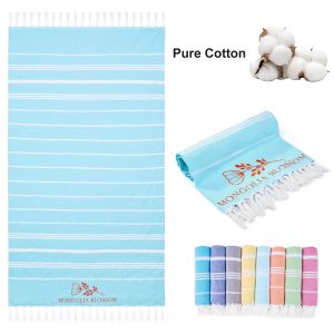 Embroidery Turkish Beach Towel 100% Cotton