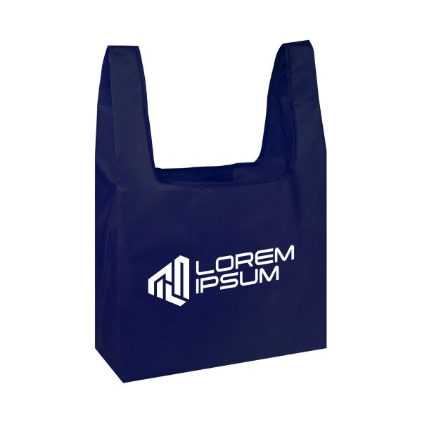 Foldable Shopping Grocery Tote Bag W/Inner Pouch