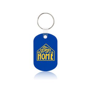Oval Plastic Retro Key Holder