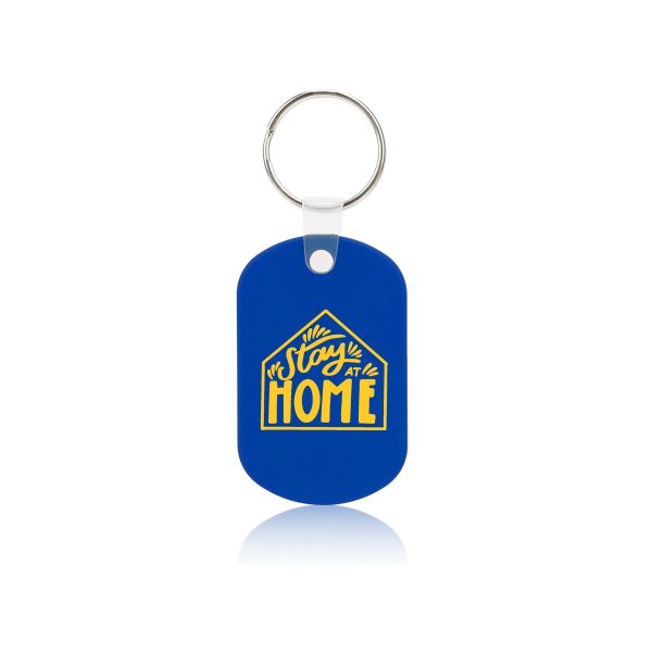 Oval Plastic Retro Key Holder