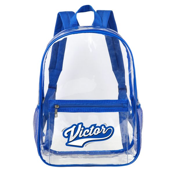 Heavy Duty Security Clear PVC School Backpack