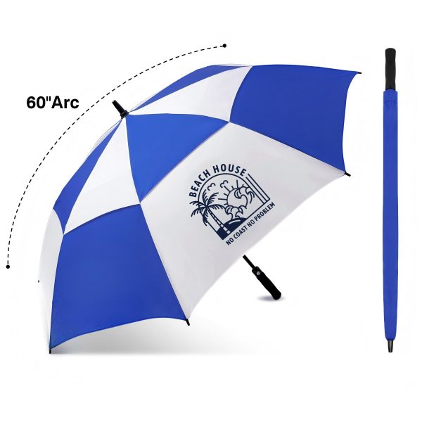 60'' Vented Auto-Open Golf Umbrella