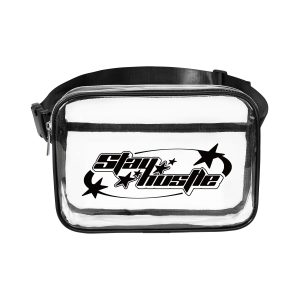 Clear PVC Belt Bag With 2 Pockets