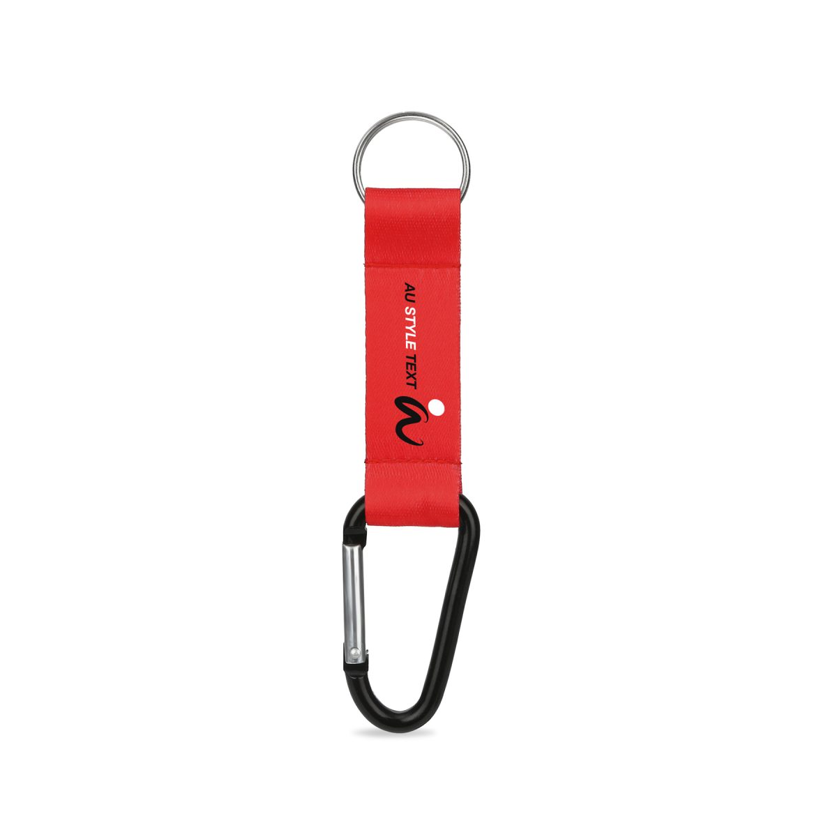 3/4" Dye Sublimation Pocket Lanyard W/Carabiner & Keyring