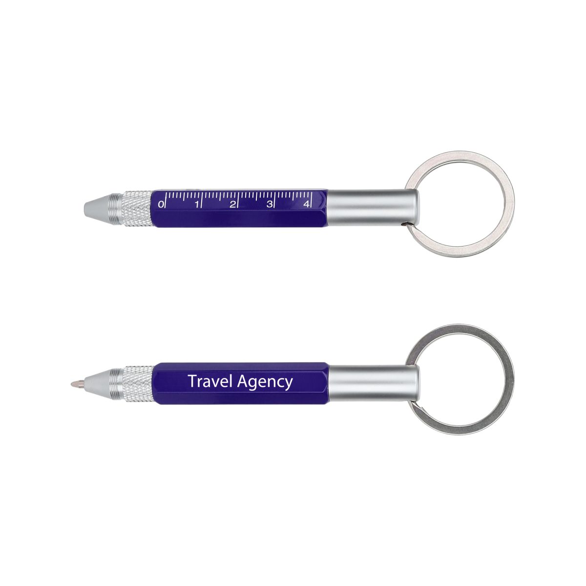 6 In 1 Multifunction Screwdriver Ballpoint Pen Keychain