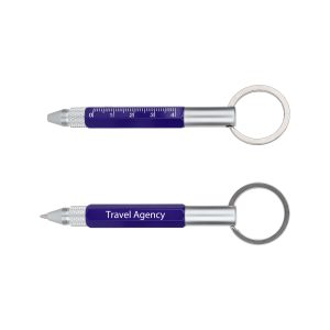 6 In 1 Multifunction Screwdriver Ballpoint Pen Keychain