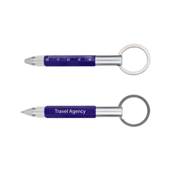 6 In 1 Multifunction Screwdriver Ballpoint Pen Keychain