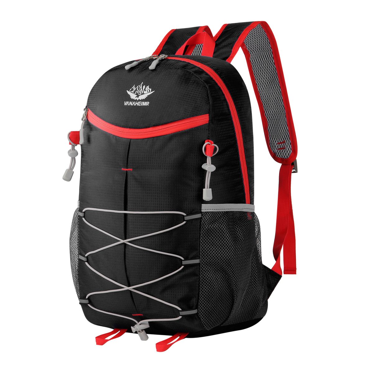 Multi-Purpose Outdoor Foldable Backpack With Bungee Cord