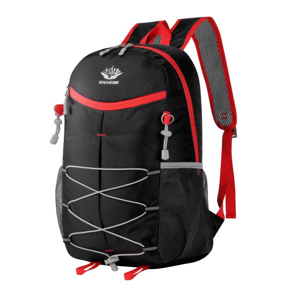 Multi-Purpose Outdoor Foldable Backpack With Bungee Cord