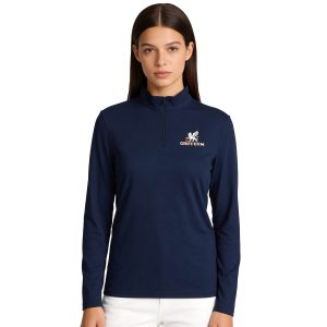 Ladies UV Micro Mesh Quarter Zip Pullover