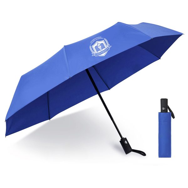 42'' Arc Auto Open+Close Telescopic Folding Umbrella