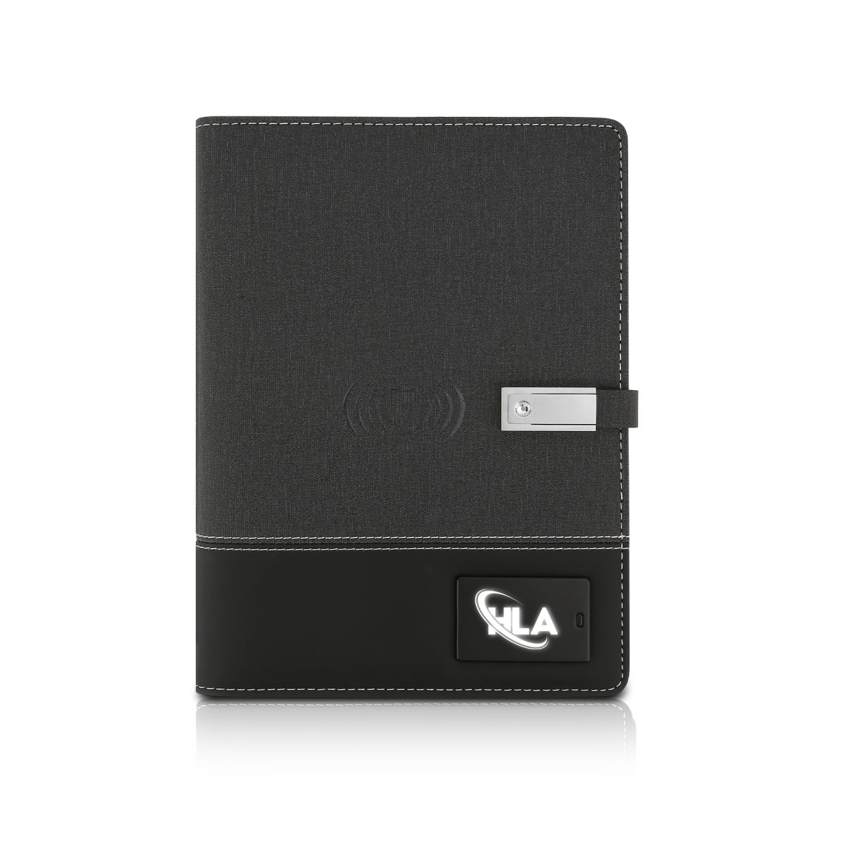 Executive 8000mAh Charging Portfolio With 16GB USB Drive