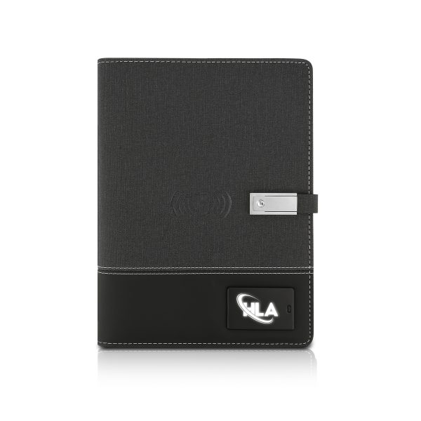 Executive 8000mAh Charging Portfolio With 16GB USB Drive