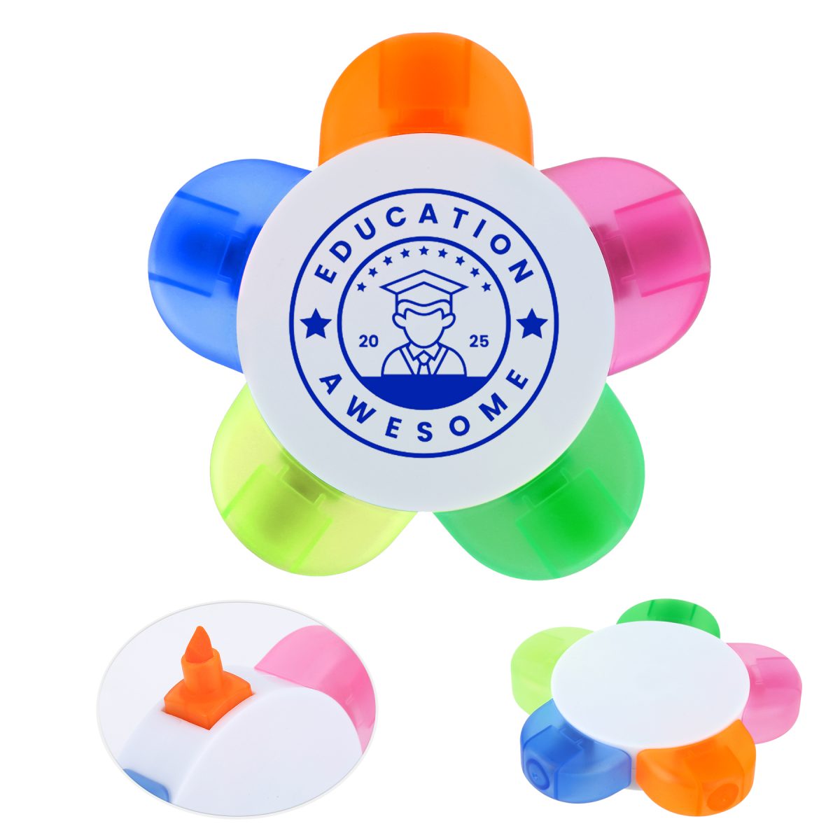 Flower Shape Highlighter W/5 Different Colors