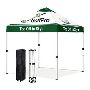 10’x10′ Instant One-Push Custom Canopy Tent Kit w/Vented Top