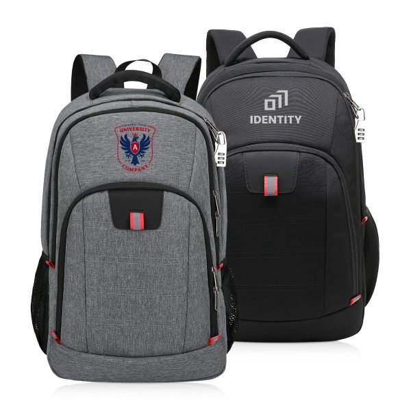 Utility 17 Anti-Theft Business Laptop Backpack(Ocean)